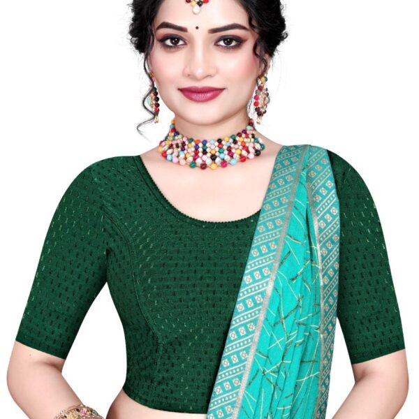 Elegant Self-Textured Blouse with Flattering Fit