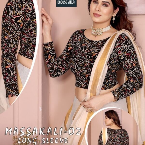 Massakali – Premium Kalamkari Long Sleeve Cotton Blouse